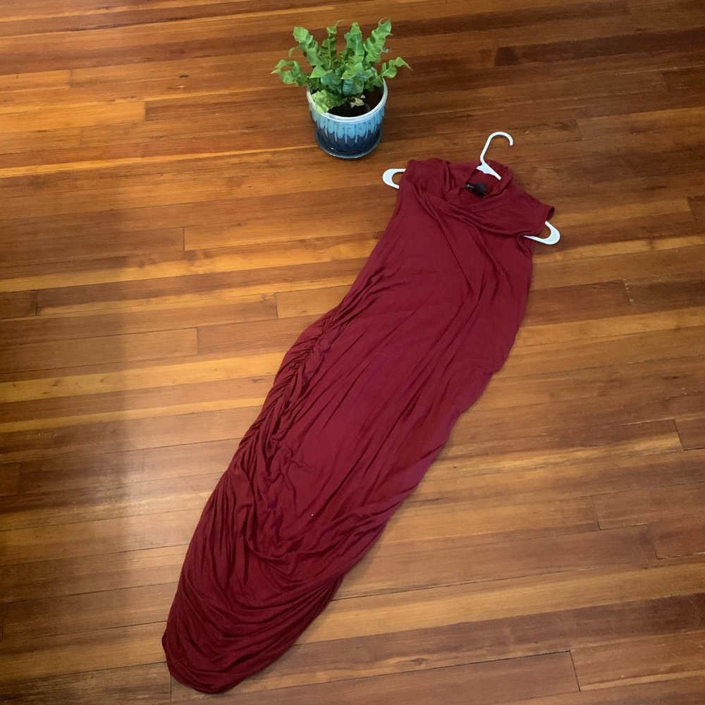 Fashion to Figure Ruched Midi Dress